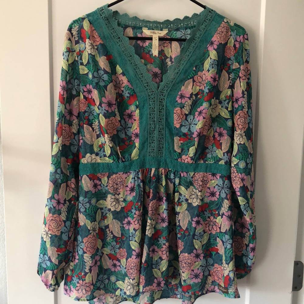 Matilda Jane Blouse size L EEEUC